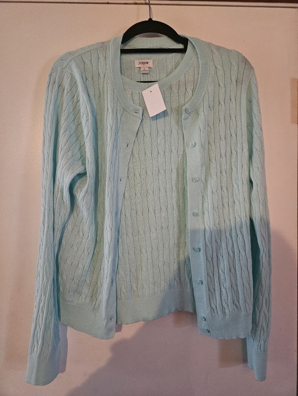 J. Crew Cardigan & Tank Set Large NWT